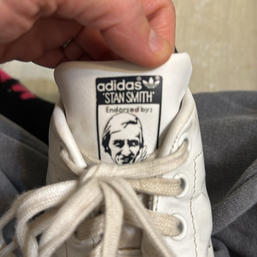 Adidas Stan Smiths blue women’s size 9 - Picture 5 of 7